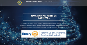 Please support the Rotary Club of Crowthorne, Sandhurst and Bracknell at the Wokingham Winter Carnival.